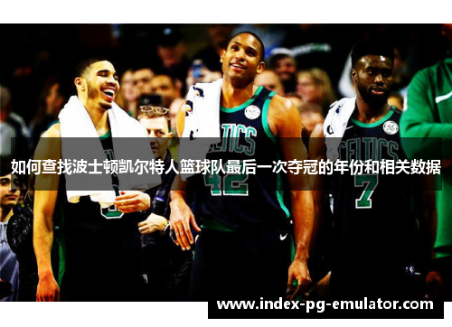 如何查找波士顿凯尔特人篮球队最后一次夺冠的年份和相关数据